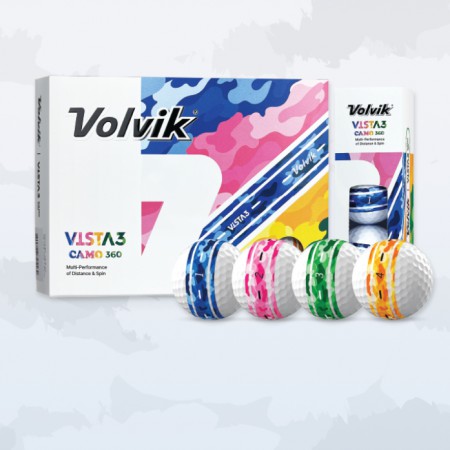 컬러풀 4구성 멀티컬러 볼비크 골프볼 세트