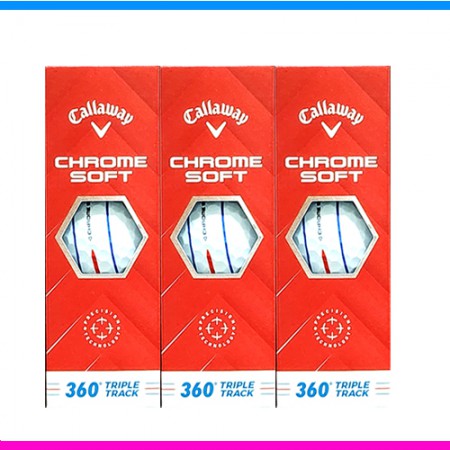 화이트 3구 골프볼 트리플세트 선물용 기념품세트