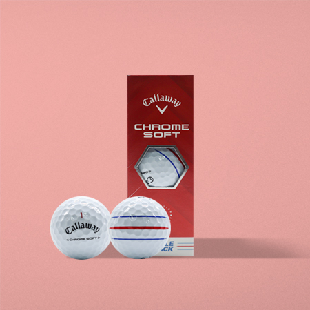 화이트 3구 라운드 골프볼 선물용 세트