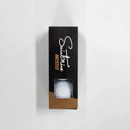 블랙컬러 고급 3피스 골프볼 세트