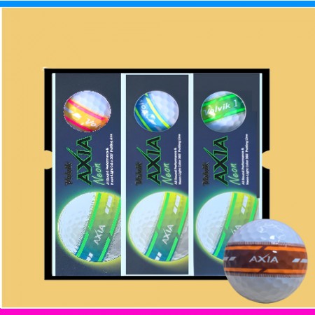 볼빅 네온 컬러 골프공 3구 선물세트 볼빅 네온 컬러 골프공 3구 선물세트