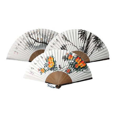 화이트 3종 세트 전통문양 부채인쇄 판촉물 접이식부채 화이트 3종 세트 전통문양 부채인쇄 판촉물 접이식부채