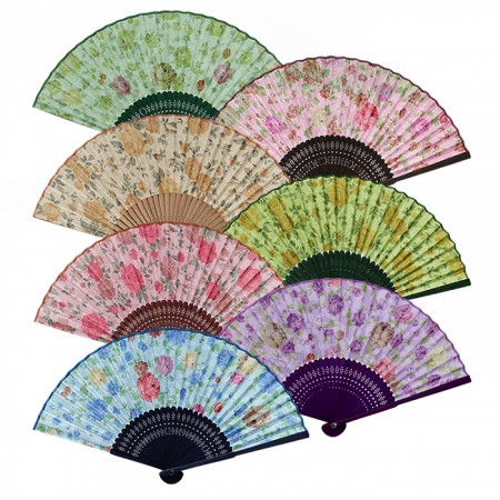 대나무 접이식 부채 전통무늬 휴대용 접이부채