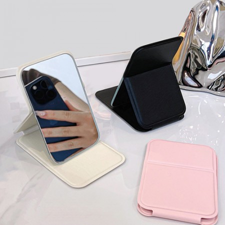 핑크 휴대용 접이식 손거울 화장거울 미니거울 핑크 휴대용 접이식 손거울 화장거울 미니거울