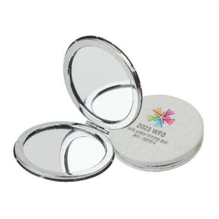 휴대용 원형 양면 접이식 손거울