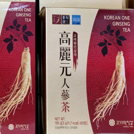 고급 홍삼 원료 건강 차류 인삼 티백 제품