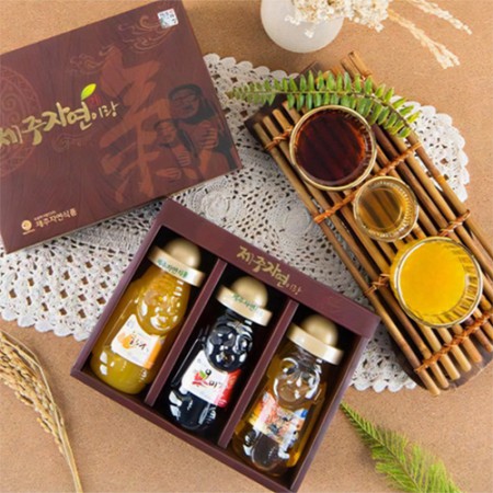 제주 자연이랑 기네트론 허니세트 꿀 3종 선물세트