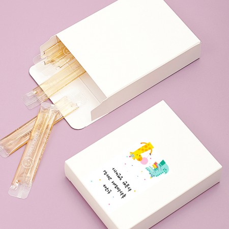 천연 아카시아 꿀스틱 개별포장 5g 20개입 휴대용 스틱형