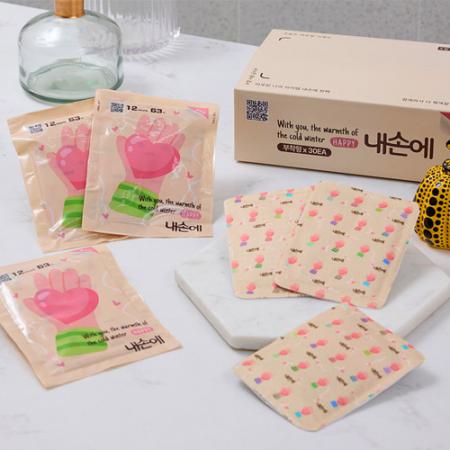 내손에 여성생리대 부직포 온열 찜질 패치 (7단어)