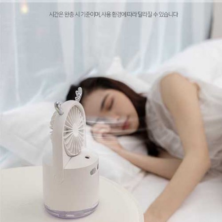 휴대용 핑크 초음파 무선 USB 미니가습기
