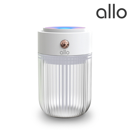 화이트 350ml 초음파 휴대용 무선 USB 미니가습기