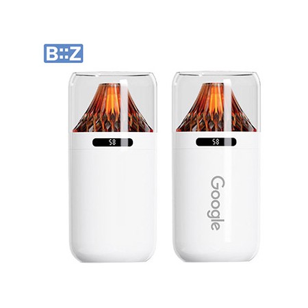 화이트 300ml 초음파 가습기 USB 무선 충전식