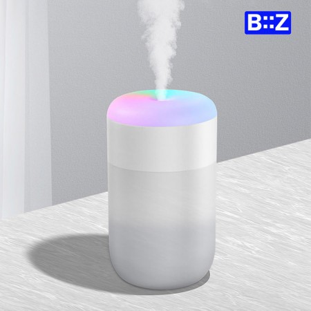 화이트 컬러 LED 조명 무선 휴대용 아로마 가습기