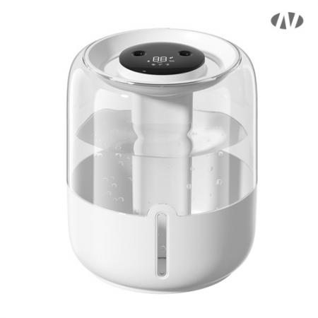 화이트 350ml 무선 USB 원터치 미니 가습기