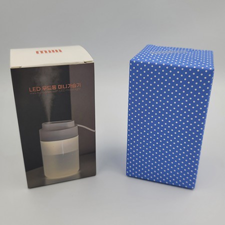 화이트 300ml LED 무선 휴대용 미니가습기