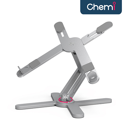 실버 스윙 메탈 360도 각도조절 노트북 휴대용 거치대 실버 스윙 메탈 360도 각도조절 노트북 휴대용 거치대