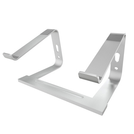 실버 알루미늄 휴대용 접이식 각도조절 노트북 스탠드