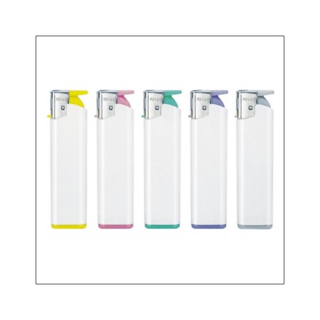 투명 컬러 포인트 슬림형 휴대용 가스라이터