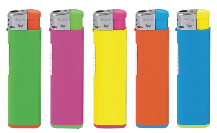 컬러풀 다양한 색상 휴대용 슬림형 일회용 라이터