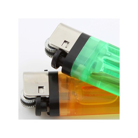 투명 컬러 가스 라이터 개별 포장 휴대용 일회용