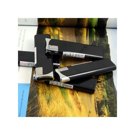 슬림 라이터 전자 포켓 휴대용 블랙 고급형