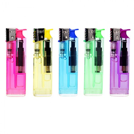 투명 컬러 윈도우 토치형 터보 가스라이터 투명 컬러 윈도우 토치형 터보 가스라이터