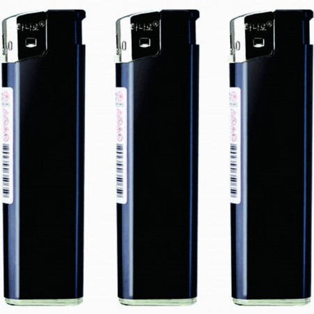 블랙 실버 50입 피에조 방식 전자 라이터