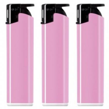 컬러 심플 토기 핑크 전자 라이터