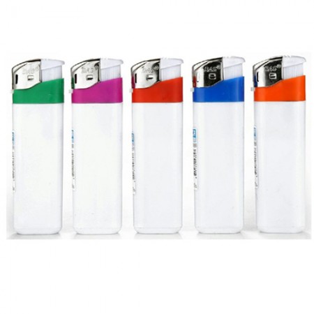 화이트 백색 플라스틱 가스 일회용 라이터