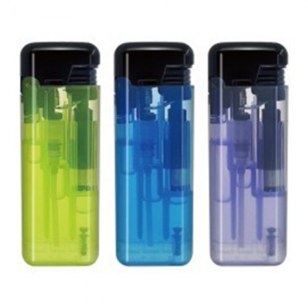 컬러풀 캔디보틴 투명라이터 5색세트 미니 전자라이터 컬러풀 캔디보틴 투명라이터 5색세트 미니 전자라이터
