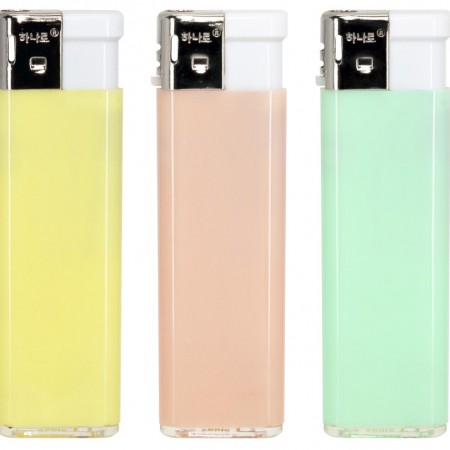 파스텔 컬러 미니 원푸시 휴대용 플라스틱 라이터
