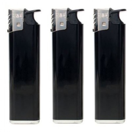 블랙 컬러 군 라이터 흑전자