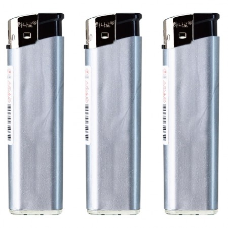 실버 50개입 피에조 점화 XJD 슬림형 라이터