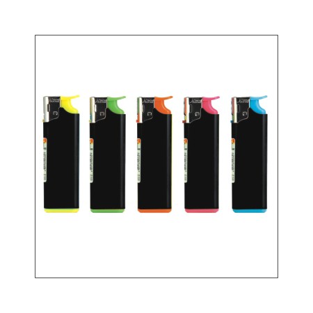 컬러포인트 5색 슬림형 가스 라이터