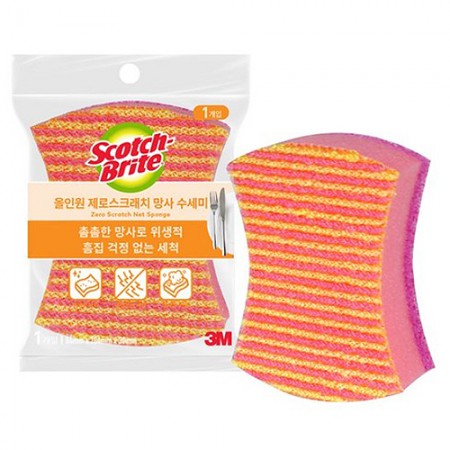 스카치브라이트 빨강 다목적 클리닝 세척솔 수세미