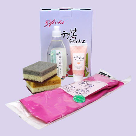 핑크 1입 항균 휴대용 실리콘 주방수세미