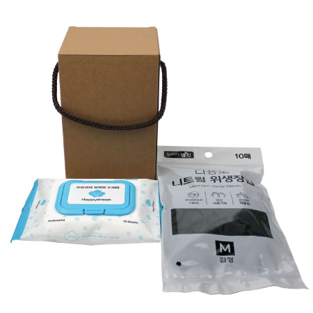 화이트 손잡이형 다목적 주방 세척용 수세미 세트