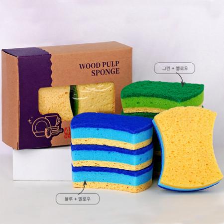 제이엘 주방용 수세미 세트 판촉물 인쇄