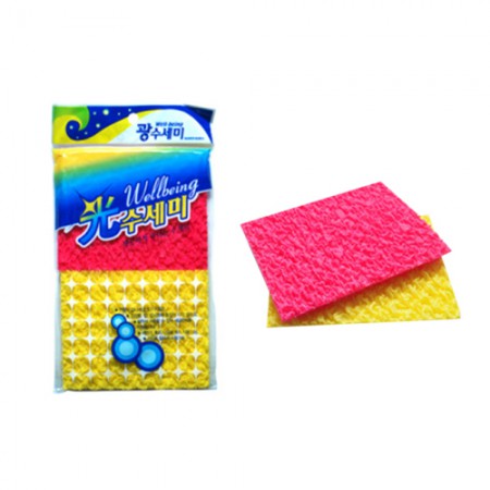 웨빙 광수세미 2P 뽀글이 항균 세트 다목적 수세미