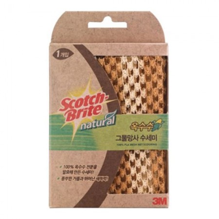 스카치브라이트 친환경 천연소재 다목적 설거지 수세미