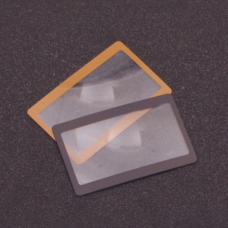 명함돋보기 검정 주황 홍보물품제작 명함돋보기 검정 주황 홍보물품제작