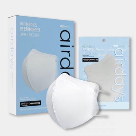 화이트 개별포장 3중구조 덴탈 일회용 마스크