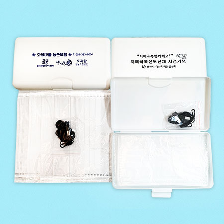 화이트 비말차단 의료용 위생 일회용 마스크