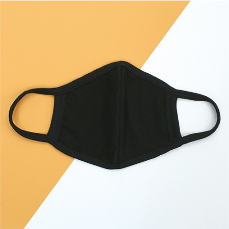 블랙 컬러 3D 입체 면 마스크