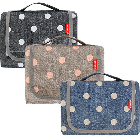 폴라베어 도트 패턴 휴대용 캠핑매트 피크닉매트 폴라베어 도트 패턴 휴대용 캠핑매트 피크닉매트