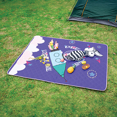 블루 패턴 방수 대형 야외용 레저 피크닉 매트 블루 패턴 방수 대형 야외용 레저 피크닉 매트