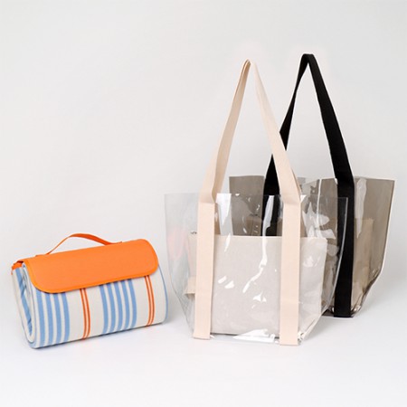 심플 그레이 휴대용 접이식 다용도 요가매트