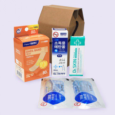 구급상자 대용량 데일밴드제작 80매 5종세트 병원판촉물 구급상자 대용량 데일밴드제작 80매 5종세트 병원판촉물