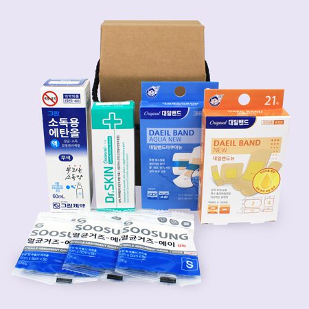 구급함 데일밴드제작 8종세트 병원판촉물 구급함 데일밴드제작 8종세트 병원판촉물