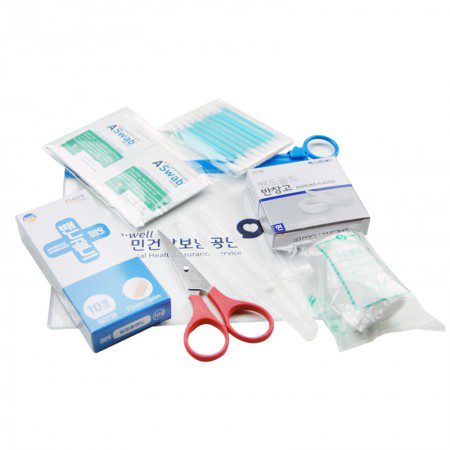 병원홍보물 제작 구급함 메디키트핸디7호 8종